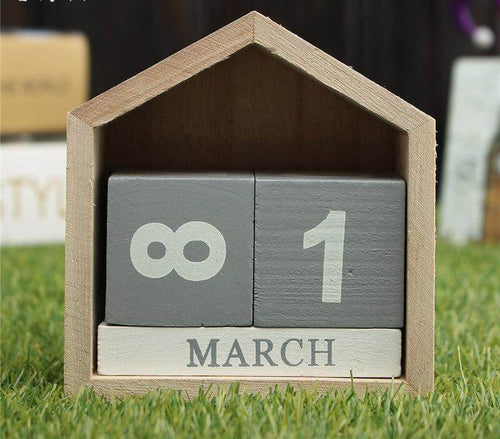 BowLift | Wood Block Calendar Home Decoration