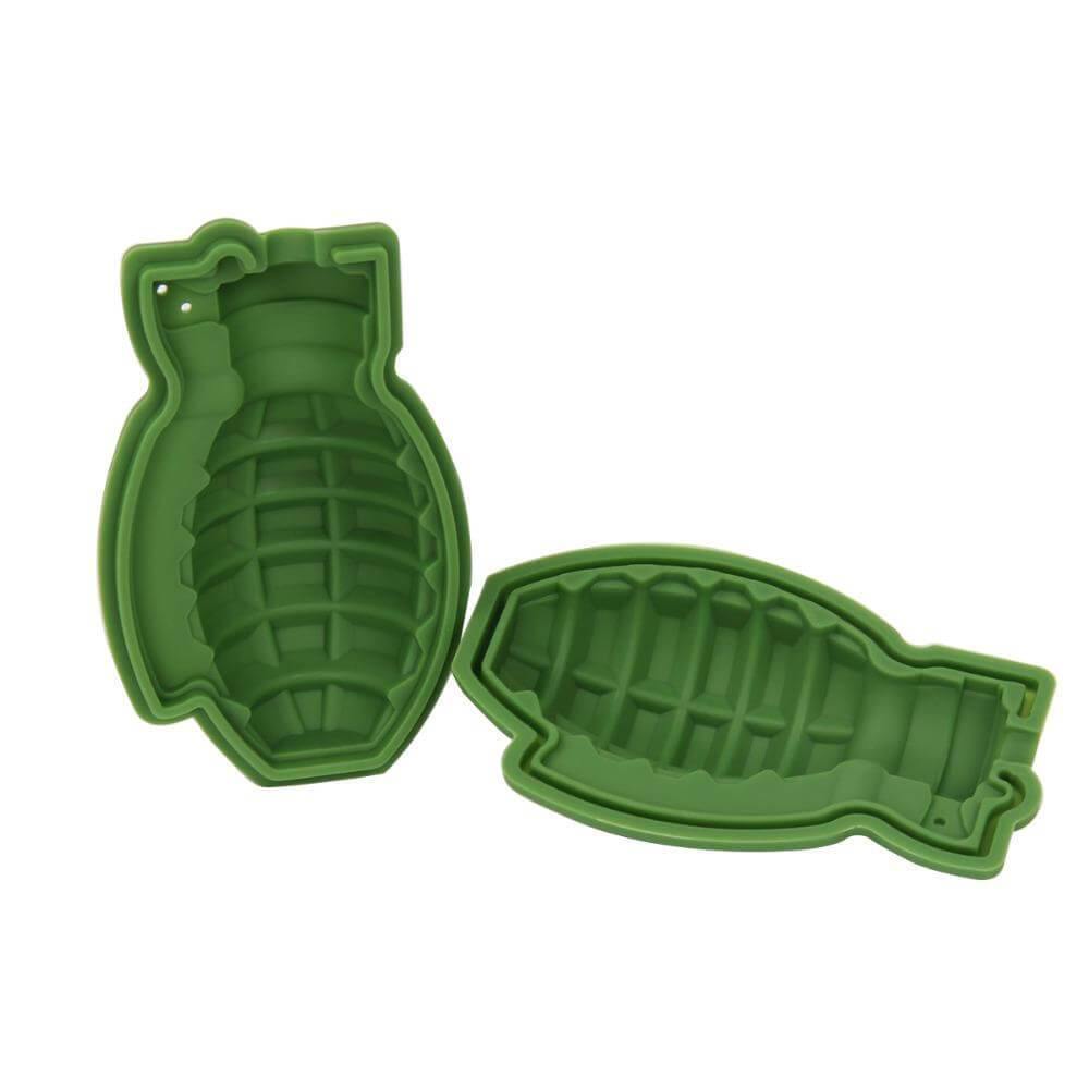 BowLift | 3D Grenade Shape Ice Cube Mold Silicone Trays