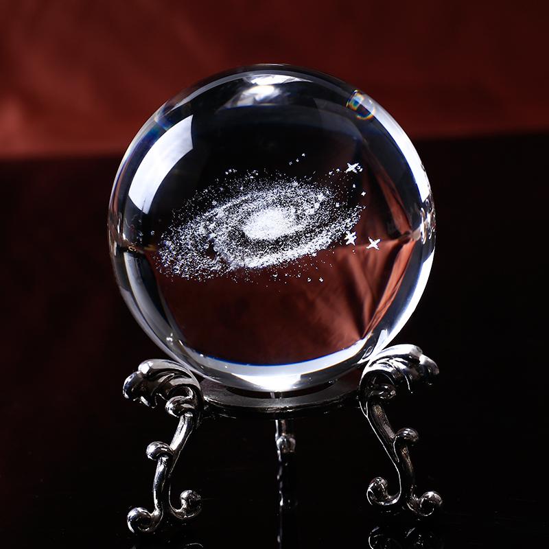 Andromeda - Engraved Galaxy Sphere | Bowlift