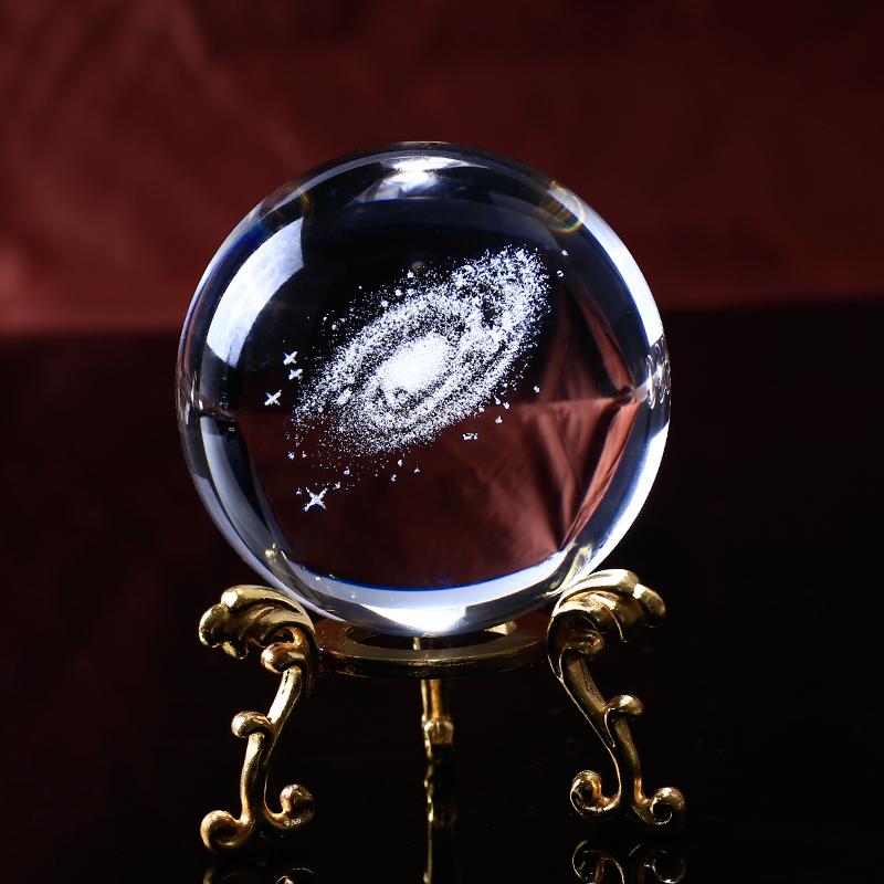 Andromeda - Engraved Galaxy Sphere | Bowlift