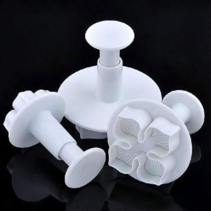 3 Piece Set - Flower Shape Pastry Decorating Tools | Bowlift