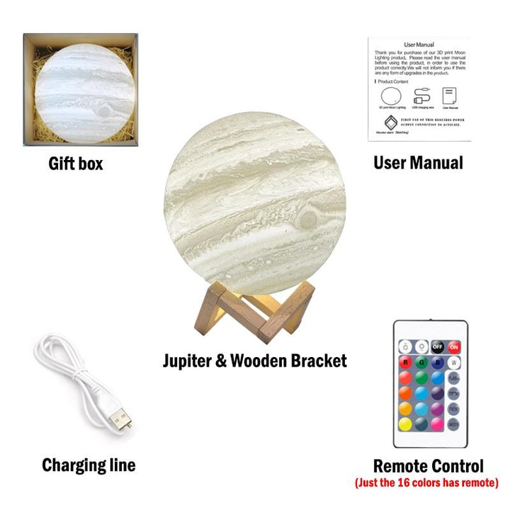 Jupiter Color Change Desk Lamp | Bowlift