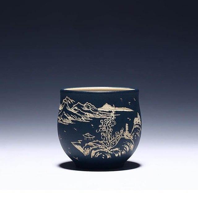 BowLift | Handmade Landscape Pattern Chinese Tea Cup