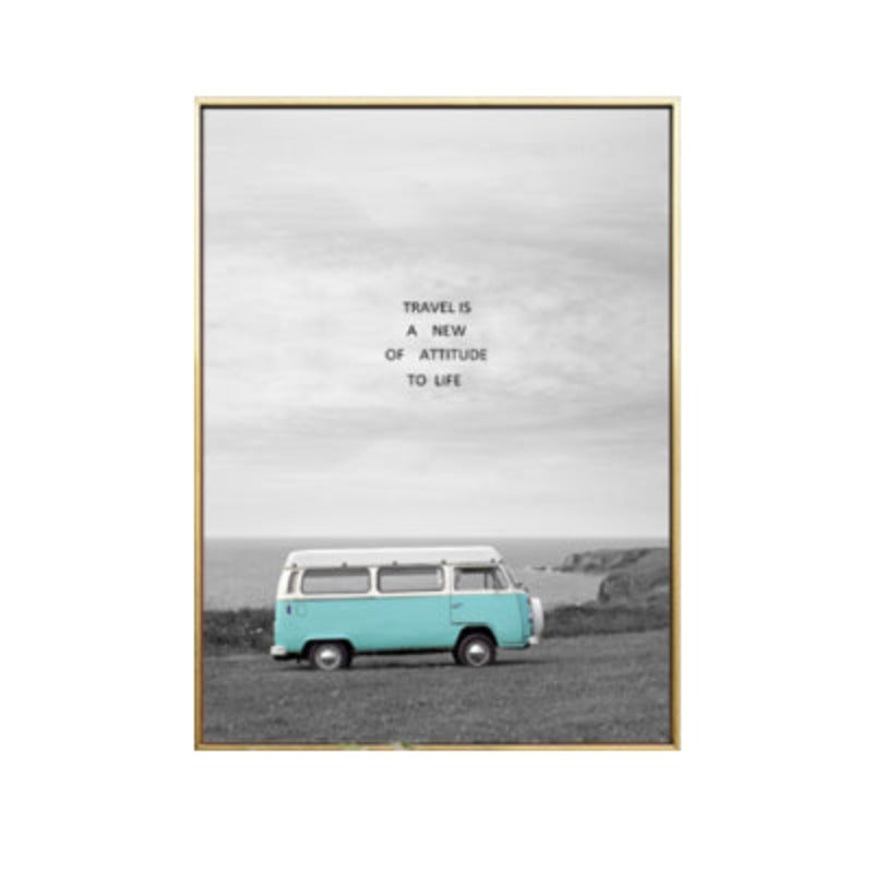 Travel And Continue - Canvas Wall Art Painting | Bowlift