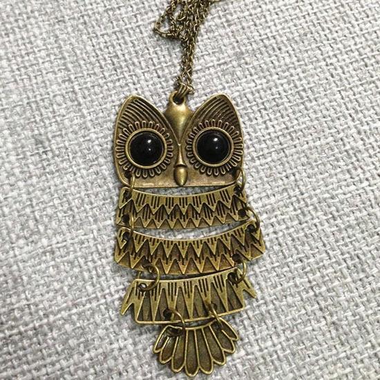BowLift | Women Sweater Owl Chain Necklace