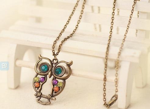 BowLift | Women Sweater Owl Chain Necklace