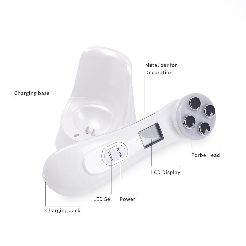 BowLift | 5in1 RF & EMS Radio Mesotherapy Electroporation Face Beauty Pen Skin Rejuvenation & Wrinkle Remover