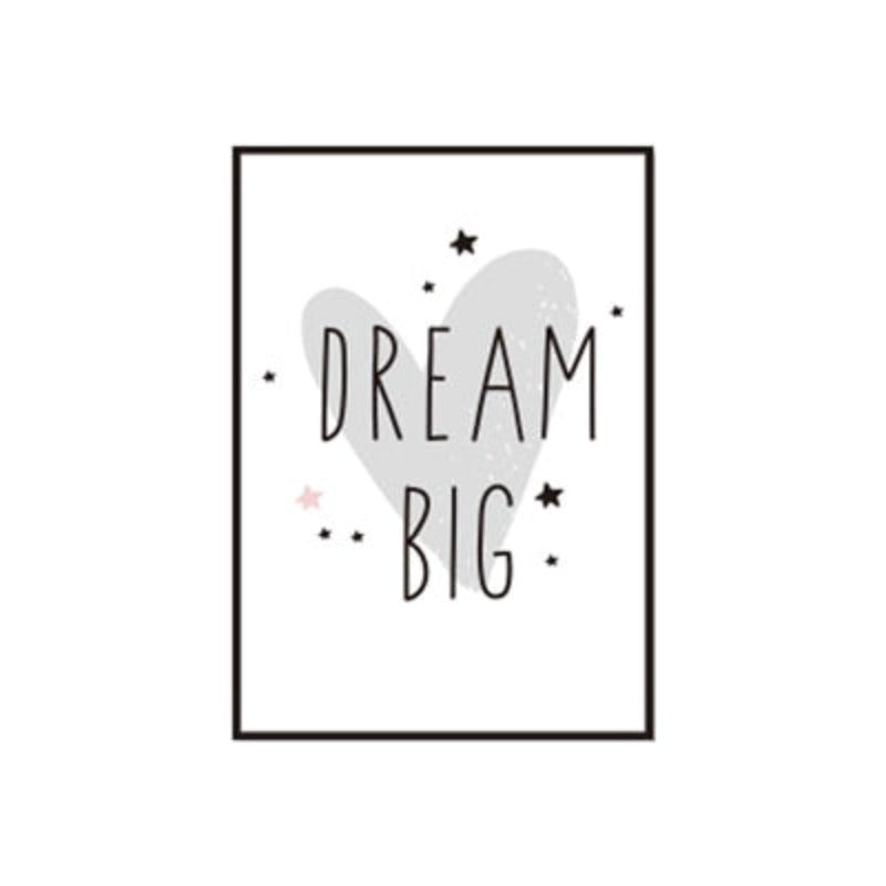 Modern Nursery Love - Canvas Wall Art Painting | Bowlift