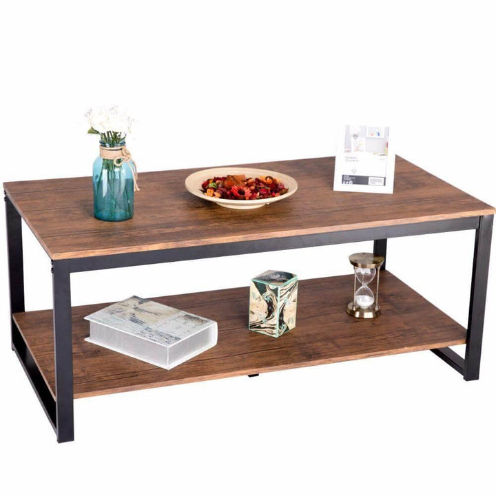 BowLift | Modern Metal Frame Rectangle Coffee Table