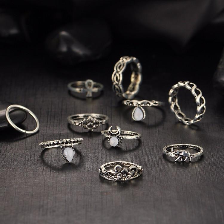 Bohemian Ring Stack - 10 Ring Set | Bowlift