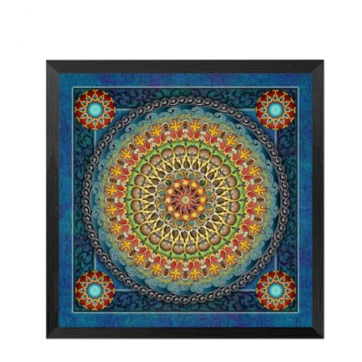 Mandala Ornament Thangka Yoga - Canvas Wall Art Painting | Bowlift