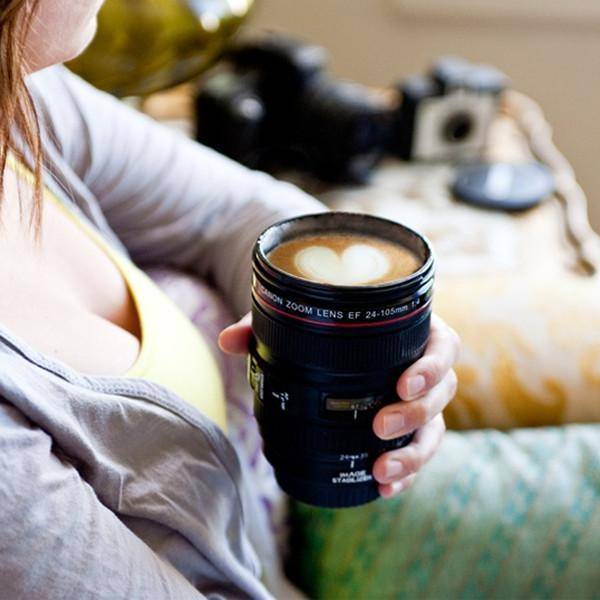 BowLift | Stainless Steel Travel Coffee Mug for Photographers