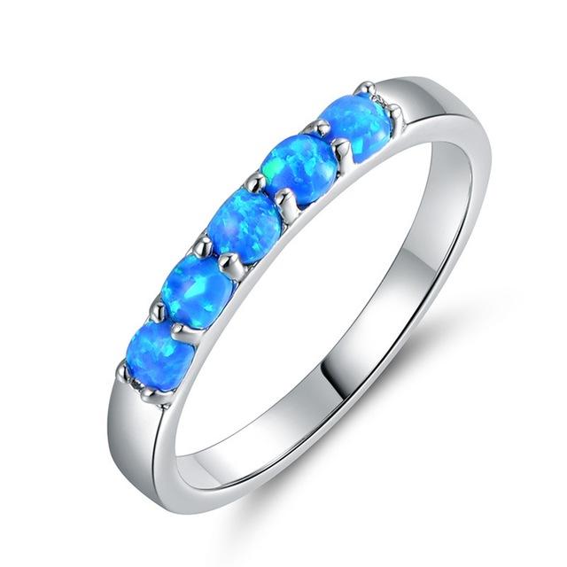 Simple Colored Fire Opal Rings | Bowlift