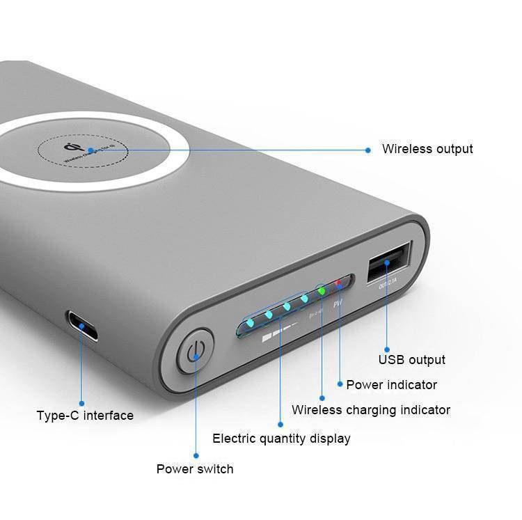 BowLift | Qi Wireless Power Bank Charger For iPhone and Android