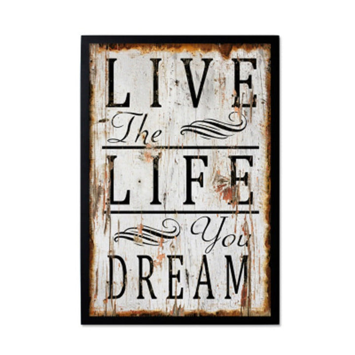Vintage Europe Posters Love - Canvas Wall Art Painting | Bowlift