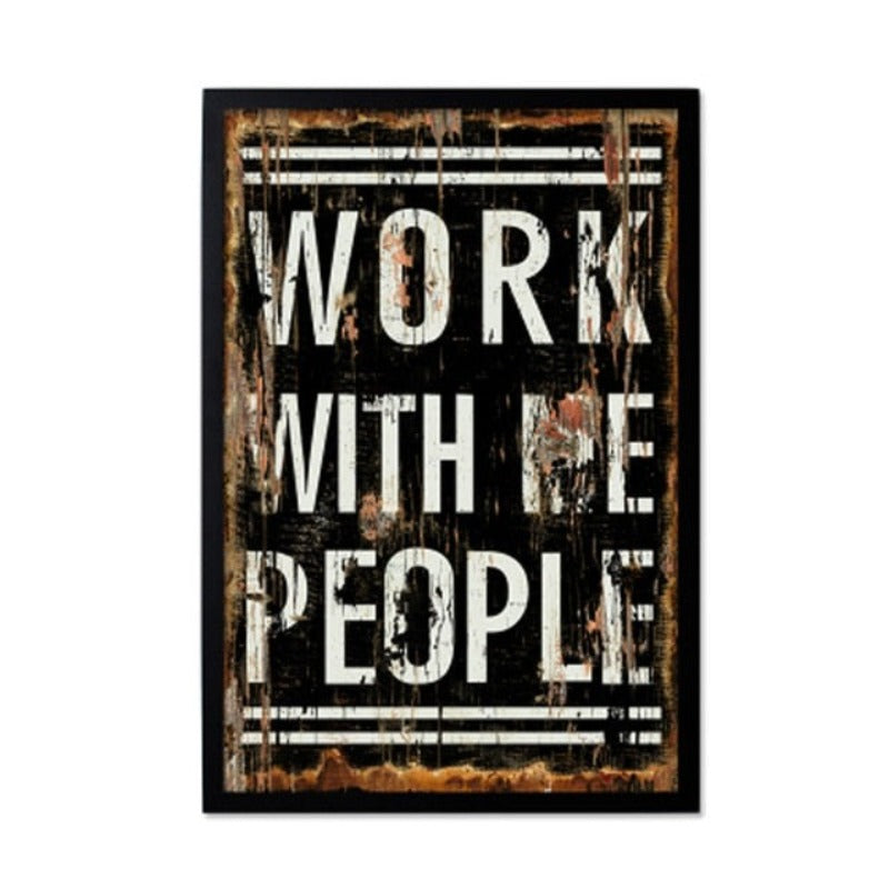 Vintage Europe Posters Love - Canvas Wall Art Painting | Bowlift