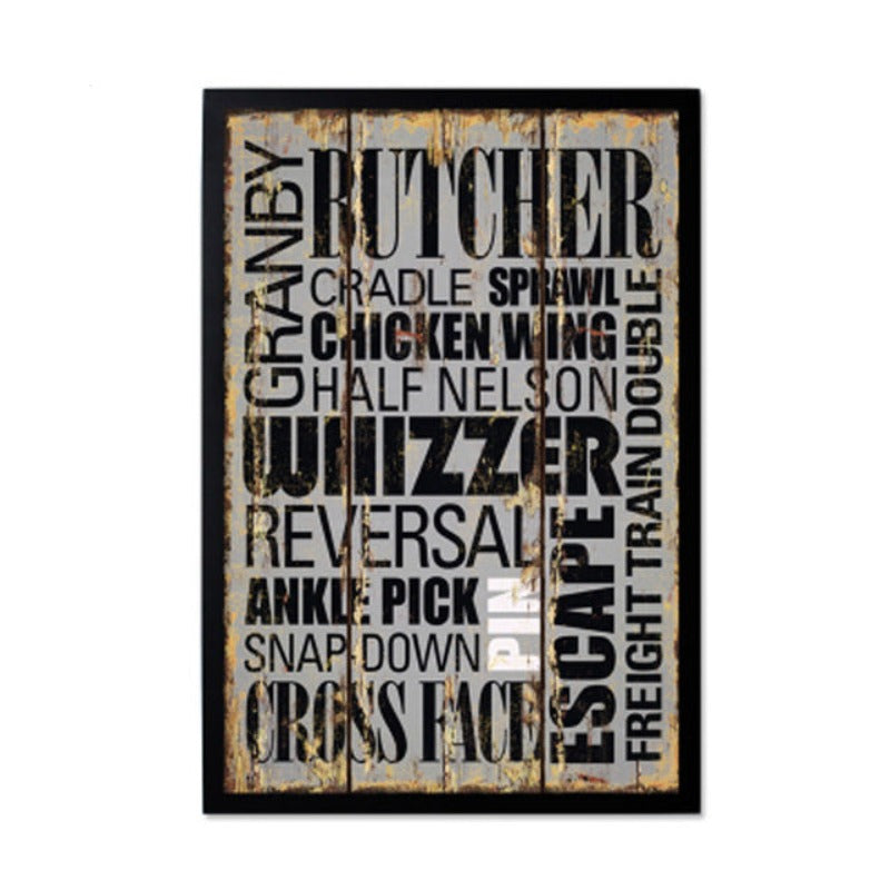 Vintage Europe Posters Love - Canvas Wall Art Painting | Bowlift