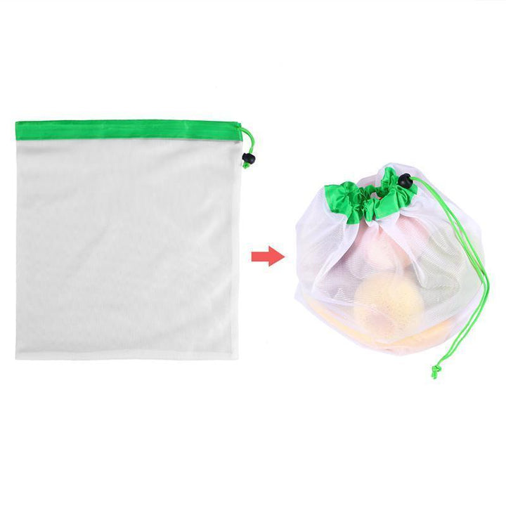 BowLift | Waste Free Reusable Produce Bags 12PCS Grocery Washable Eco Friendly