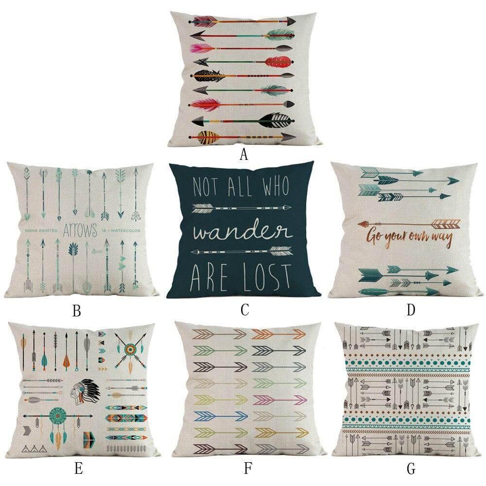 BowLift | Geometric Symbols Decorative Home Pillow Cases