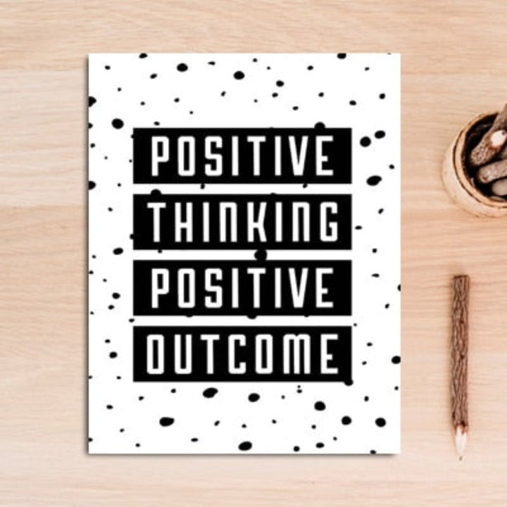 Motivational Life Quote Black White - Canvas Wall Art Painting | Bowlift
