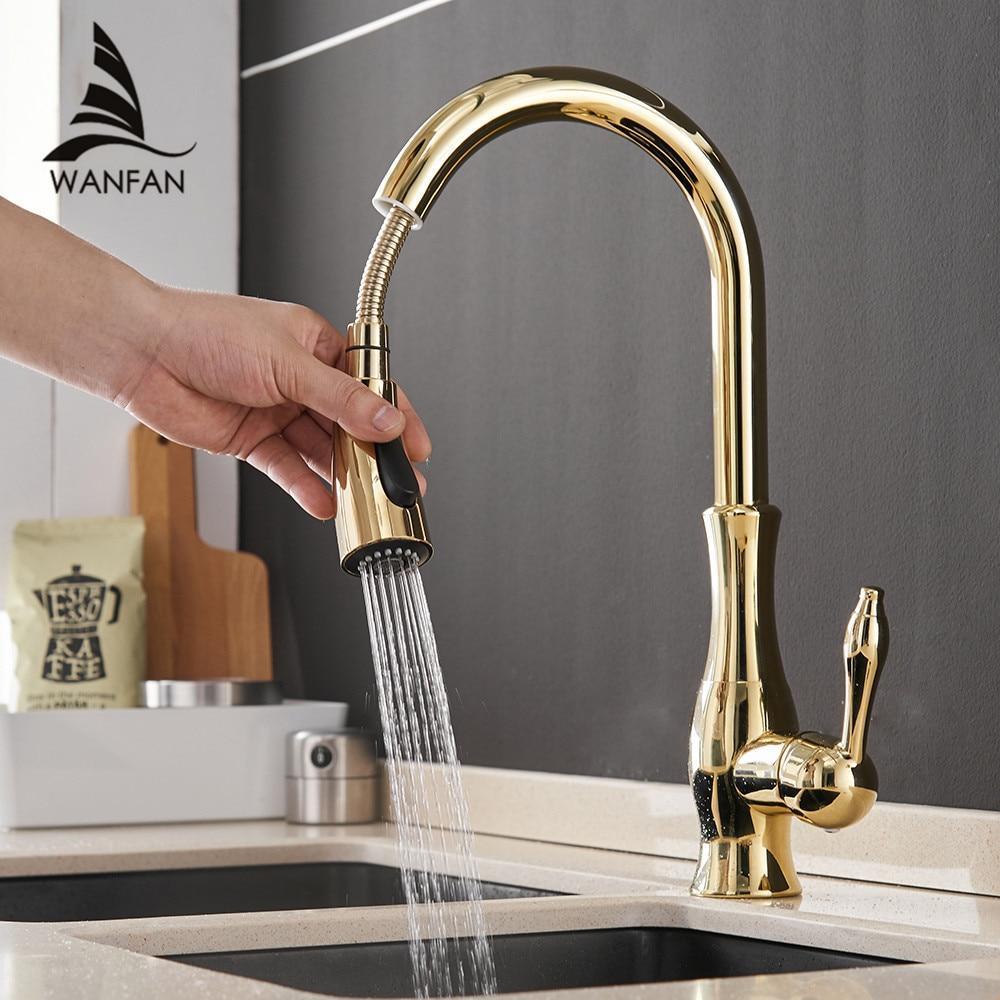 BowLift | Pull Down Kitchen Faucet with Swivel 360 Degree Single Handle