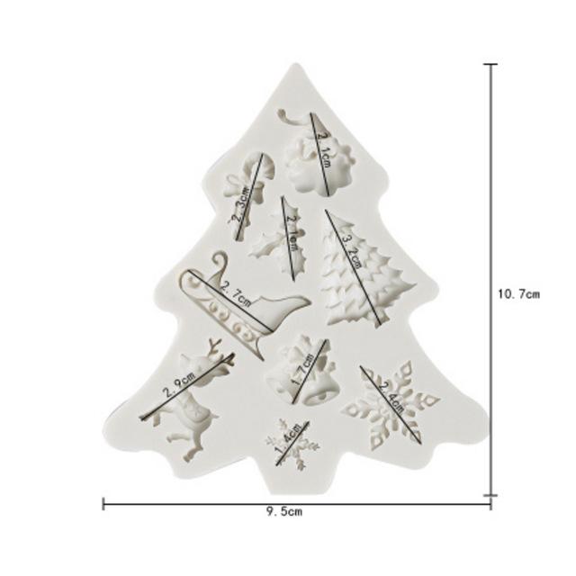 Christmas Silicone Cookie Molds | Bowlift