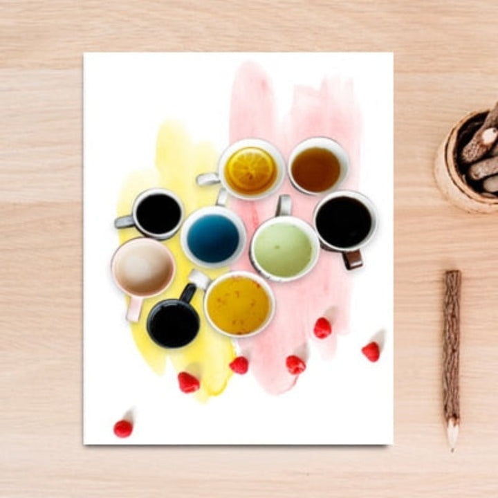 Inspirational Life Quotes Fruit Tea - Canvas Wall Art Painting | Bowlift
