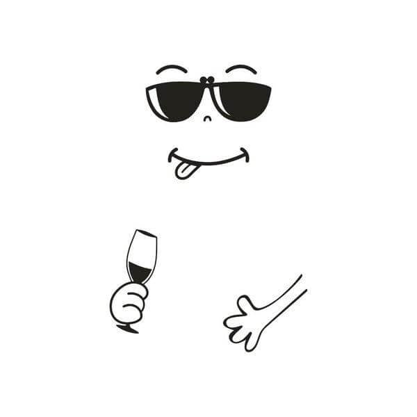 BowLift | Smile Face Yummy Fridge Stickers