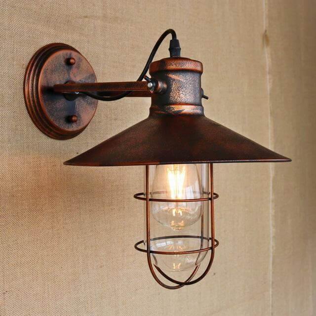 BowLift | Retro Vintage Loft Style Head Wall Lamps