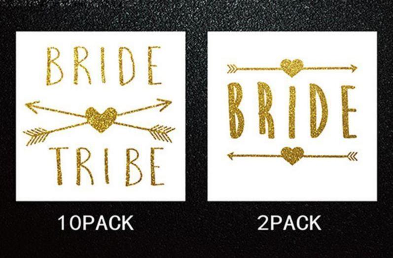 Bachelorette Party Temporary Tattoos | Bowlift