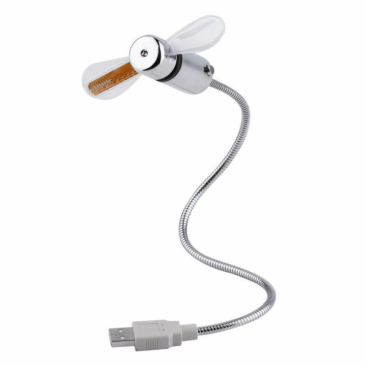 USB Mini Fan with LED Time | Bowlift