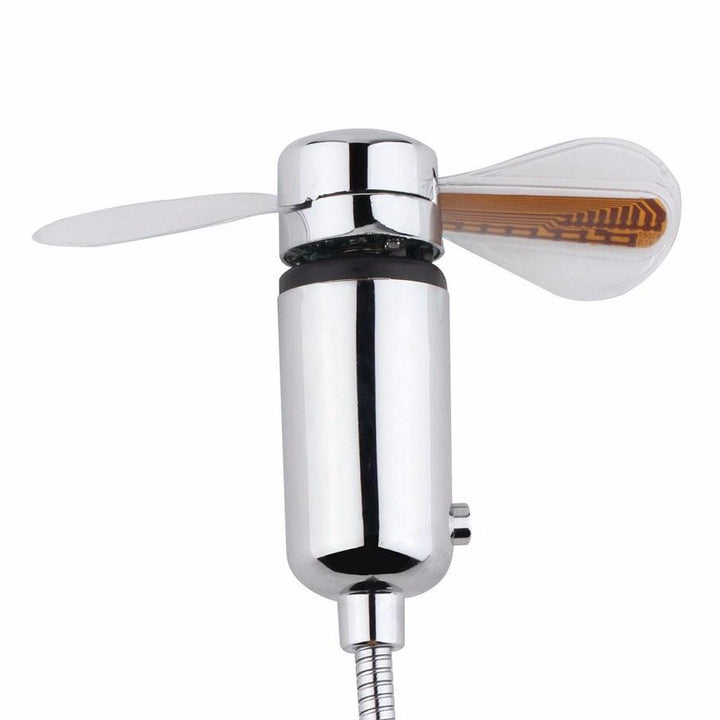 USB Mini Fan with LED Time | Bowlift