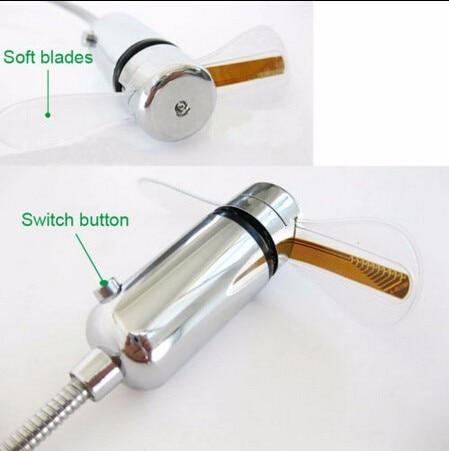 USB Mini Fan with LED Time | Bowlift
