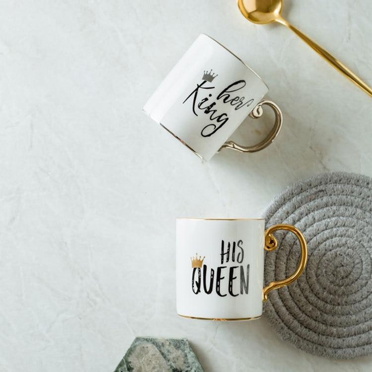 Luxury King & Queen Coffee Mugs | Bowlift