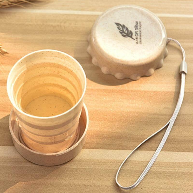 BowLift | Environment-friendly Portable Wheat Plastic Foldable To go Cup