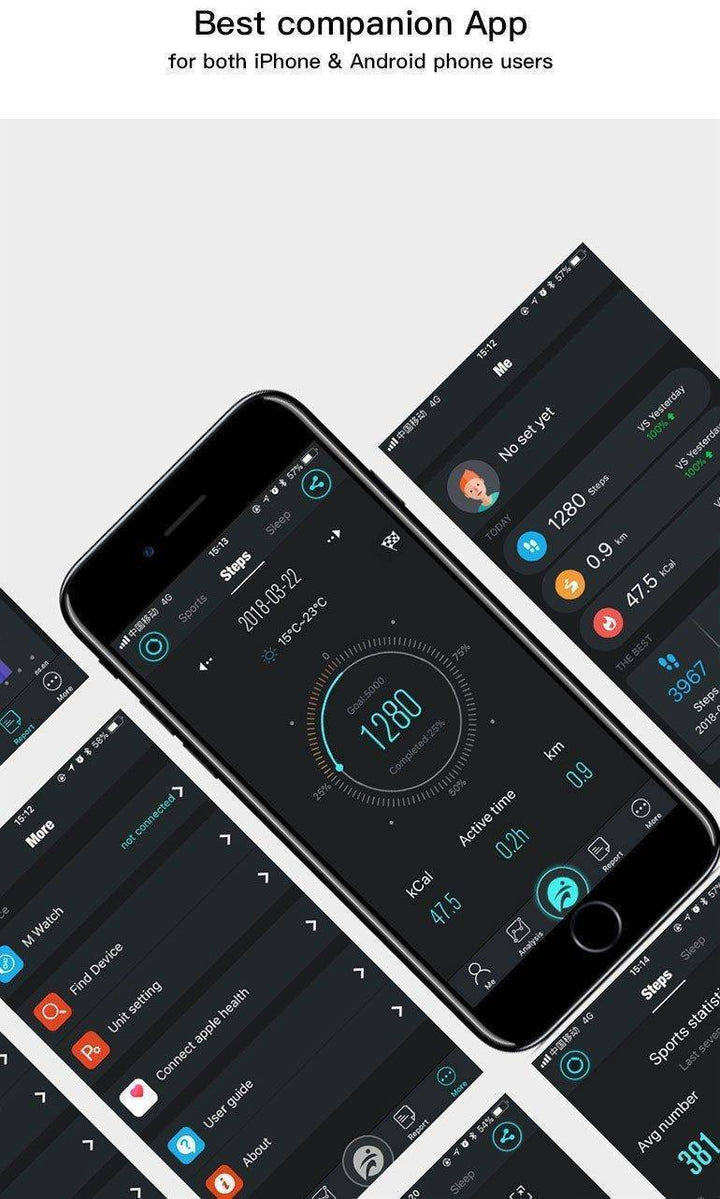 BowLift | Men's Smartwatch for Android - Waterproof