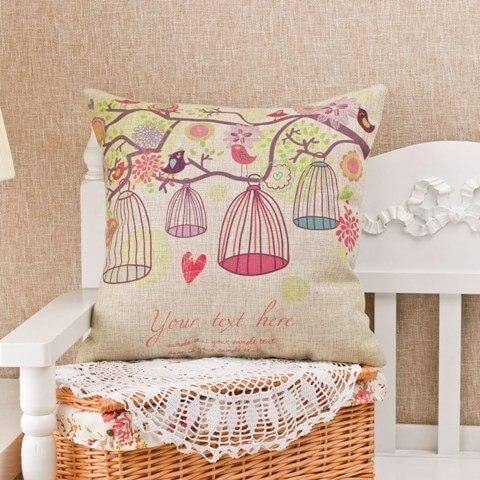 BowLift | Bird Pattern Decorative Home Pillow Cases