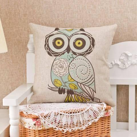 BowLift | Bird Pattern Decorative Home Pillow Cases