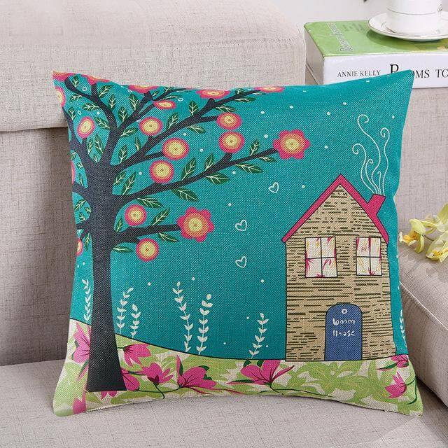 BowLift | Decorative Tree Printed Home Cute Pillow Cases