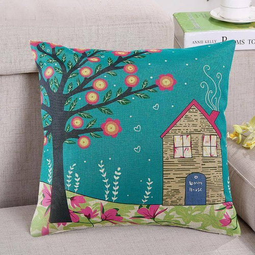 Decorative Tree Printed Home Cute Pillow Cases | Bowlift