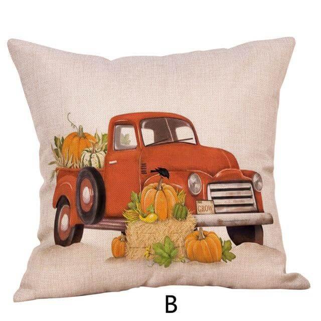 BowLift | Pumpkin Truck Halloween Fall Pillow Cases