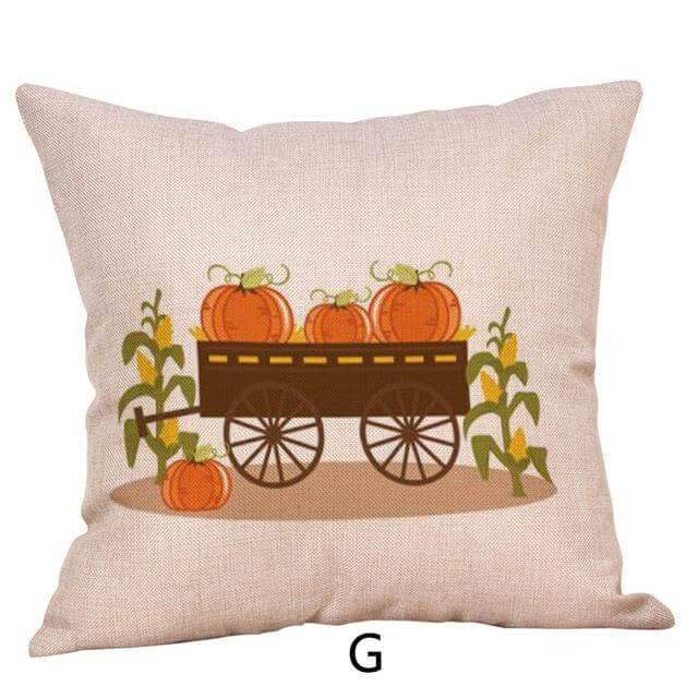 BowLift | Pumpkin Truck Halloween Fall Pillow Cases