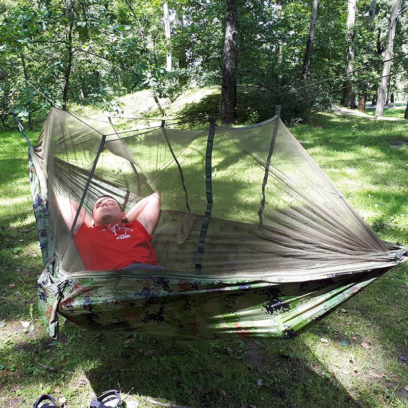 Camper - Mosquito Net Parachute Hammock | Bowlift