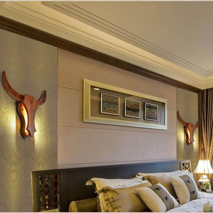 BowLift | Nordic Style Bull Head Creative Lamps