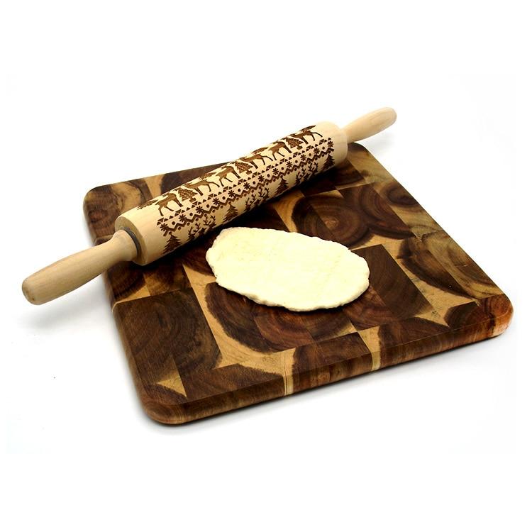 Embossed Holiday Rolling Pins | Bowlift