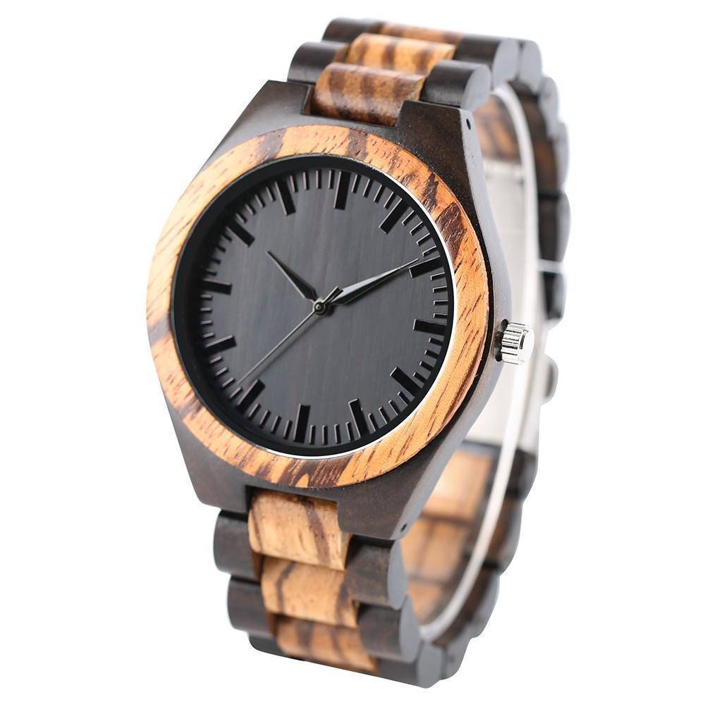 BowLift | Bamboo Wooden Watch -  Natural Wood Bracelet, Quartz