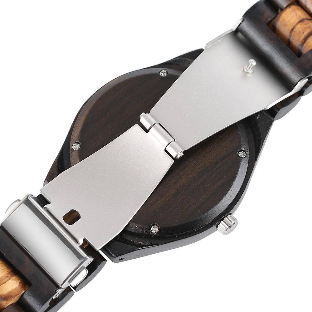 BowLift | Bamboo Wooden Watch -  Natural Wood Bracelet, Quartz