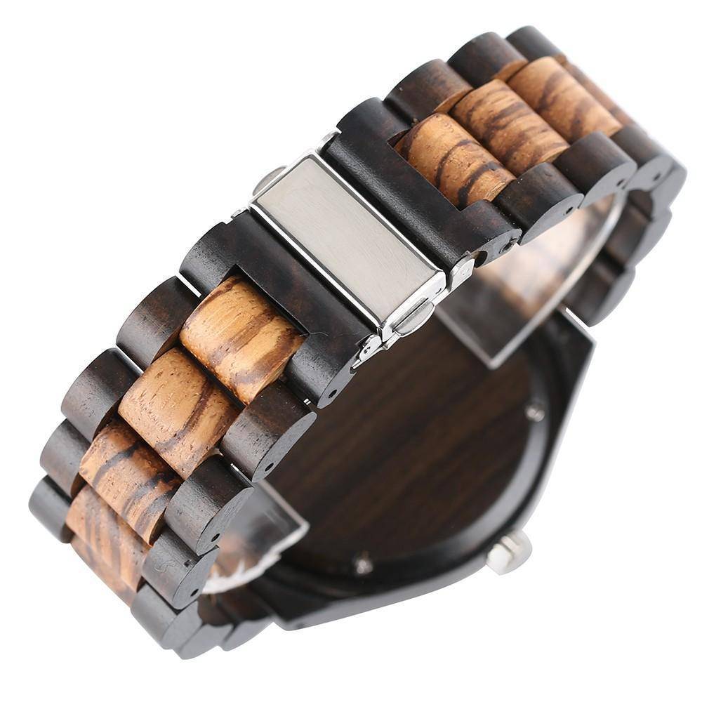 BowLift | Bamboo Wooden Watch -  Natural Wood Bracelet, Quartz