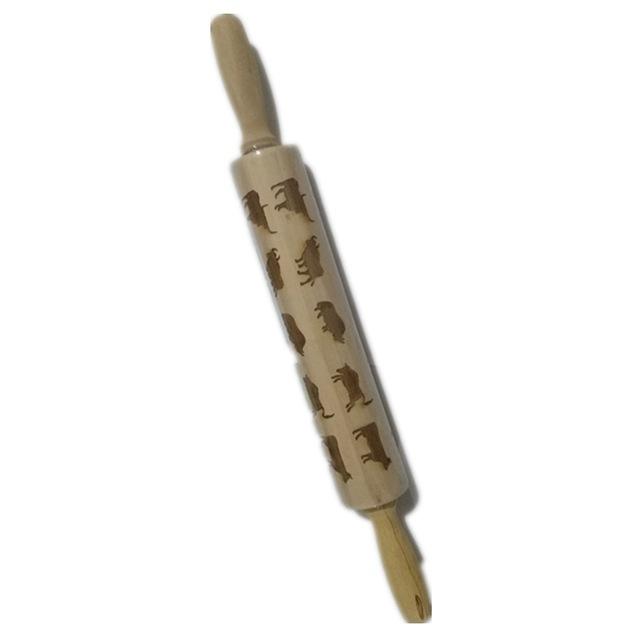 Embossed Holiday Rolling Pins | Bowlift