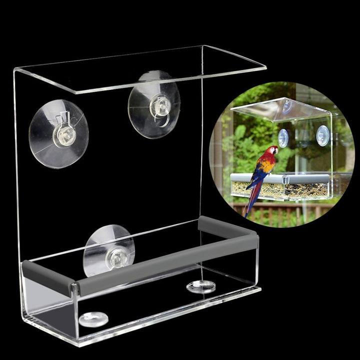 BowLift | Solar Window Bird Feeder
